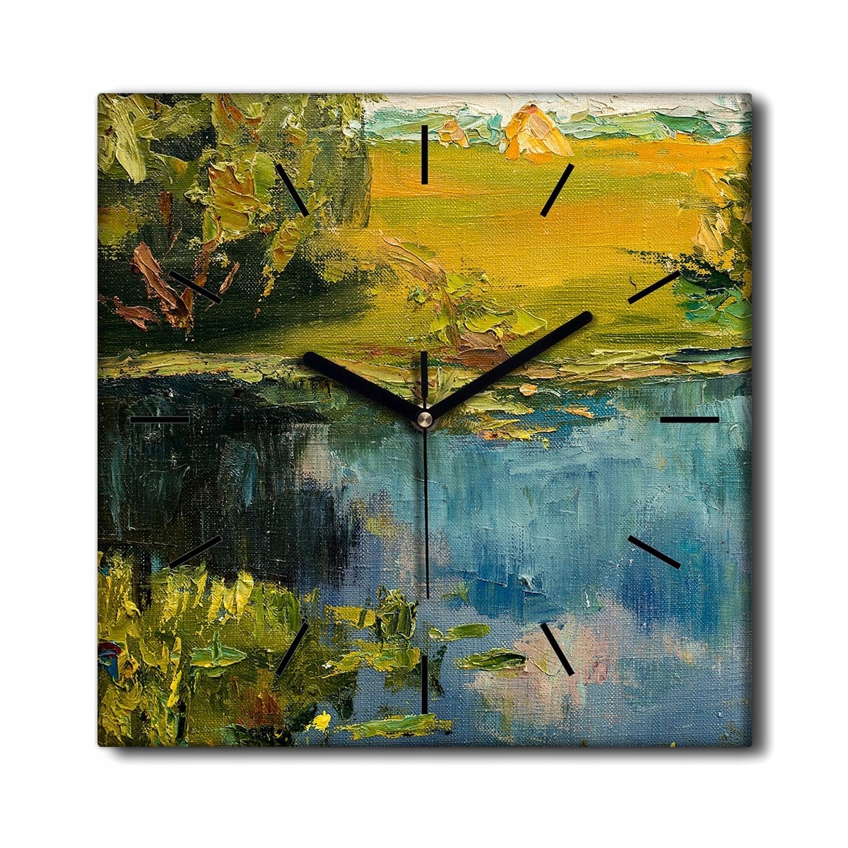 

Zegar canvas na ścianę cichy Rzeka Krajobraz 30x30