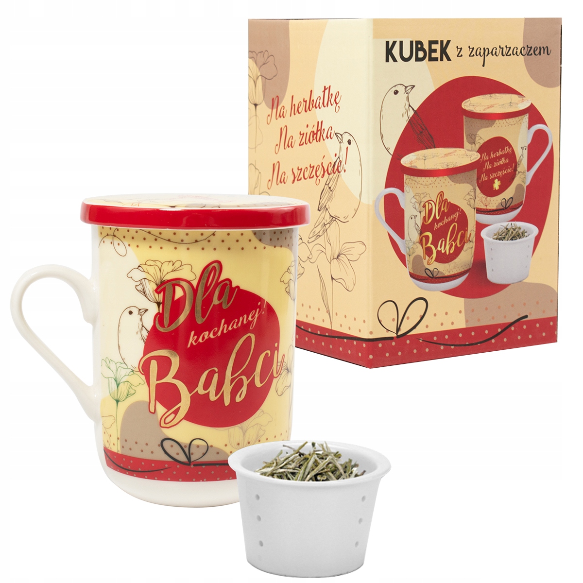 

Kubek z Nadrukiem 330ml Prezent dla Babci