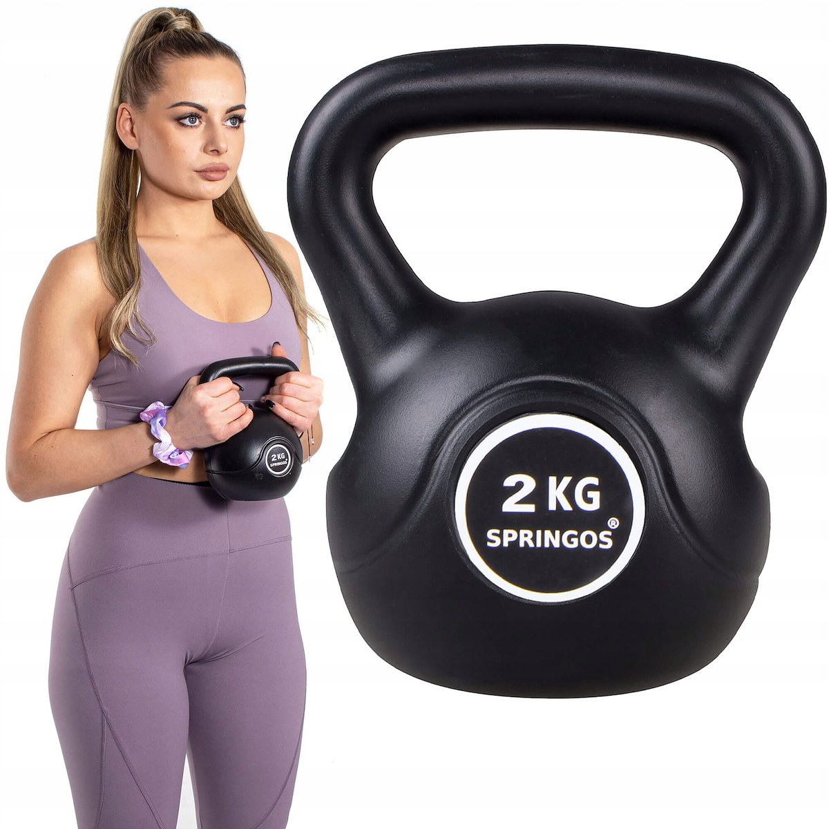 KETTLEBELL odważnik 2 KG kula KETTLE HANTLA hantel FITNESS ABS DO ĆWICZEŃ Rodzaj inny