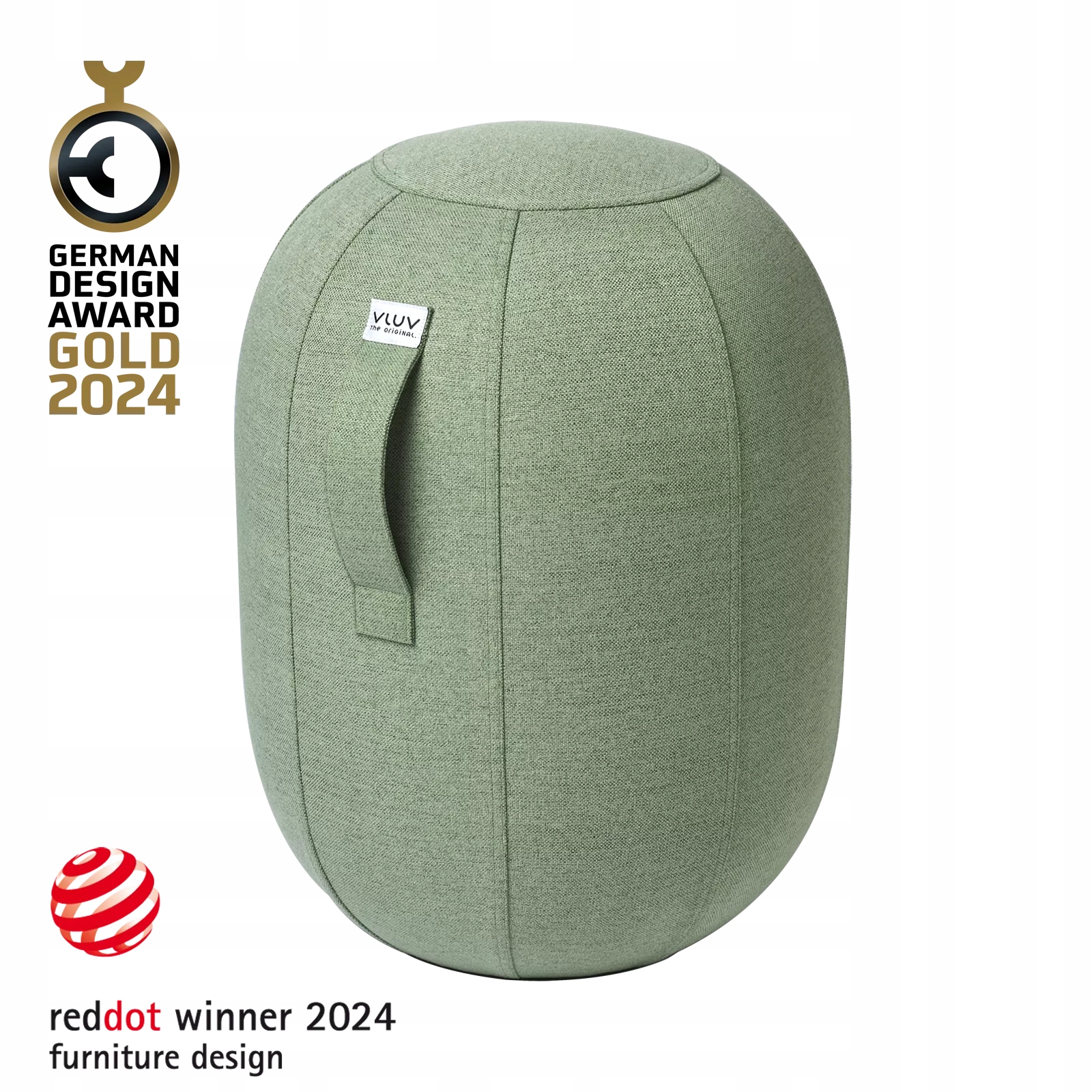 Balančná stolička Vluv Kapsul Sova L Pesto ergonomická stolička