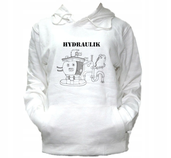 

L Bluza Kaptur Męska Hydraulik Plumber Trust Me