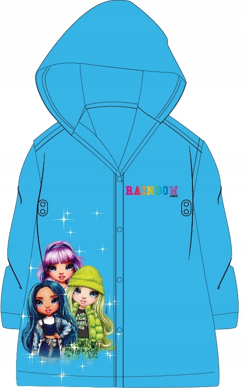 

Płaszcz Przeciwdeszczowy Rainbow High 122/128