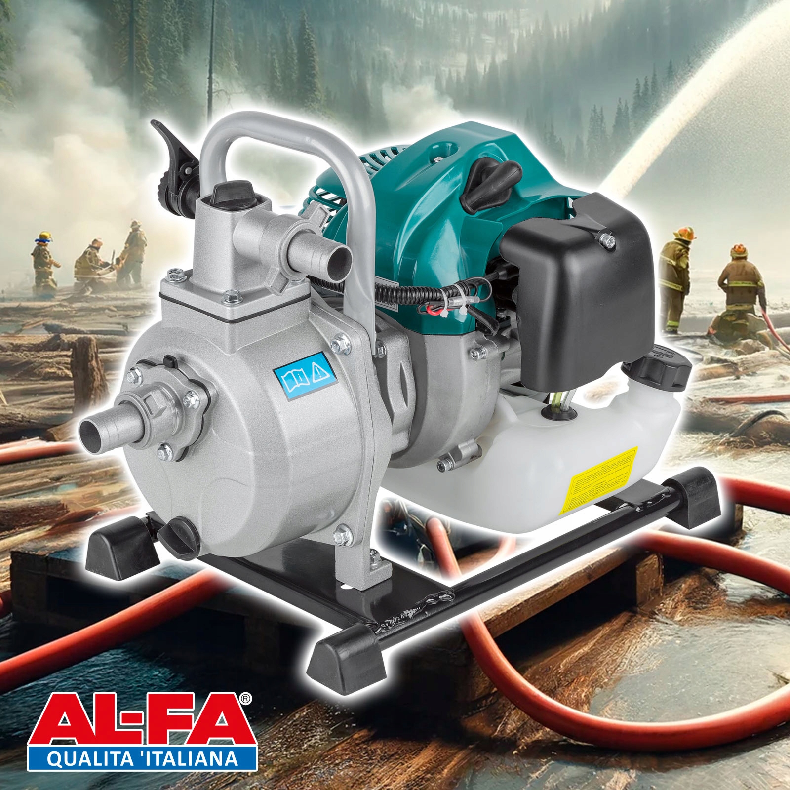 MOTOPOMPA POMPA SPALINOWA DO WODY 800L/MIN 1" Producent AL-FA