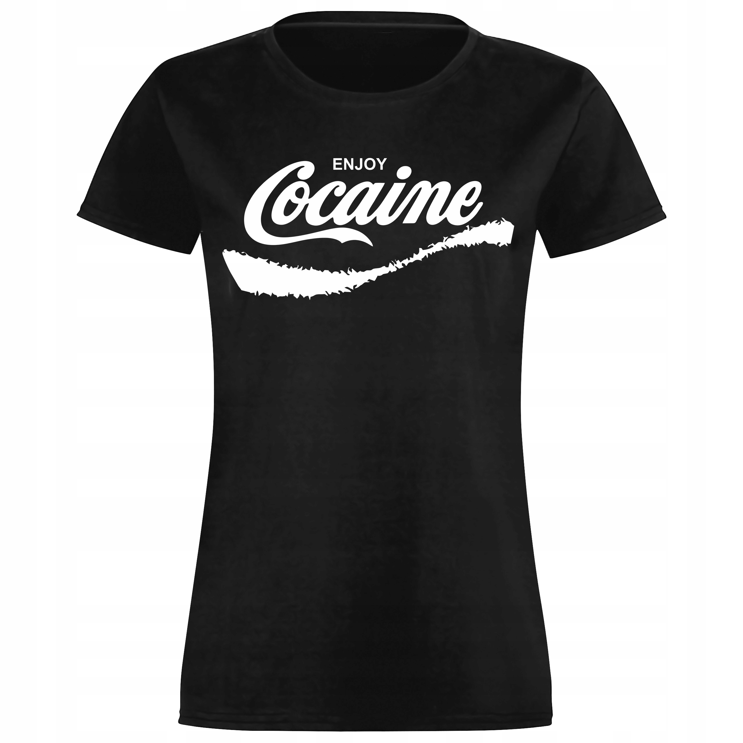 

Damska Koszulka T-shirt Cocaine Enjoy Rozmiar XL