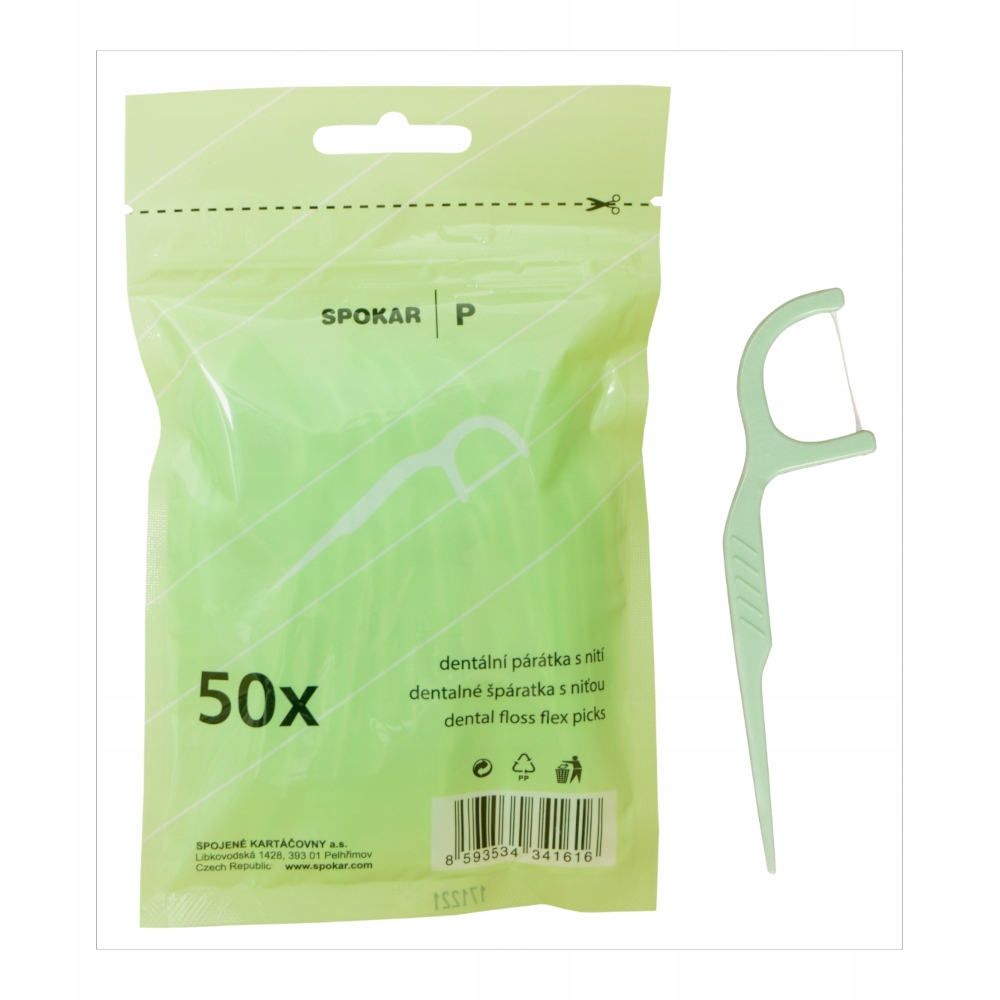 

Spokar P Denta Floss-Picks niciowykałaczki 50szt.