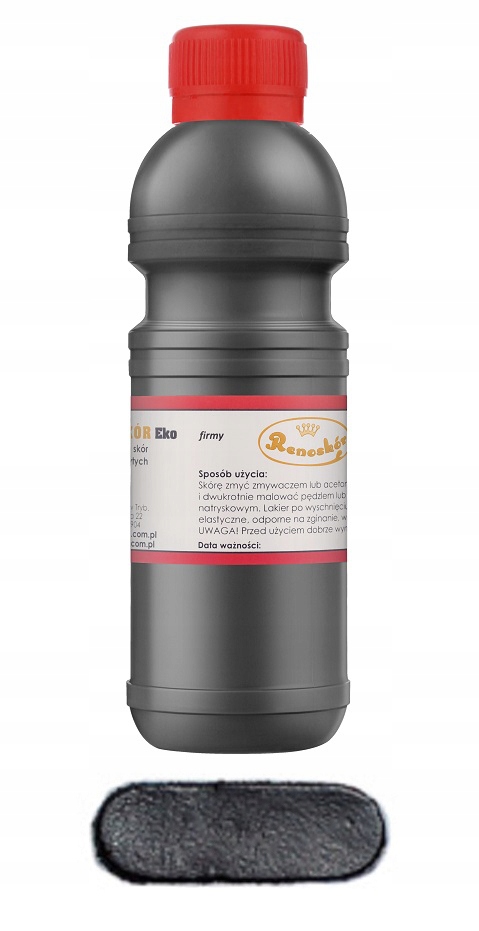 

Renoskór Farba Lakier Do Skóry Czarny Połysk 200ml