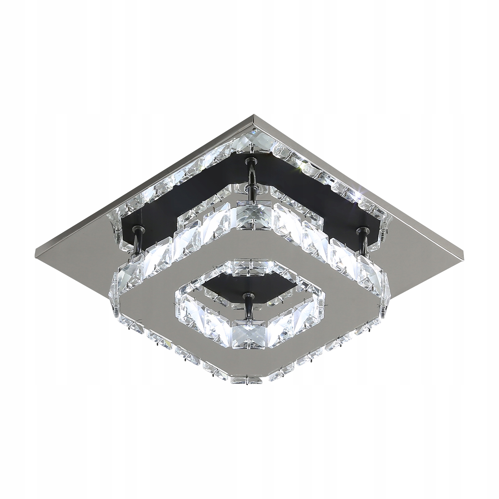 Lampa Sufitowa Plafon Led Żyrandol Kryształowy Nowoczesny 12W 6000K