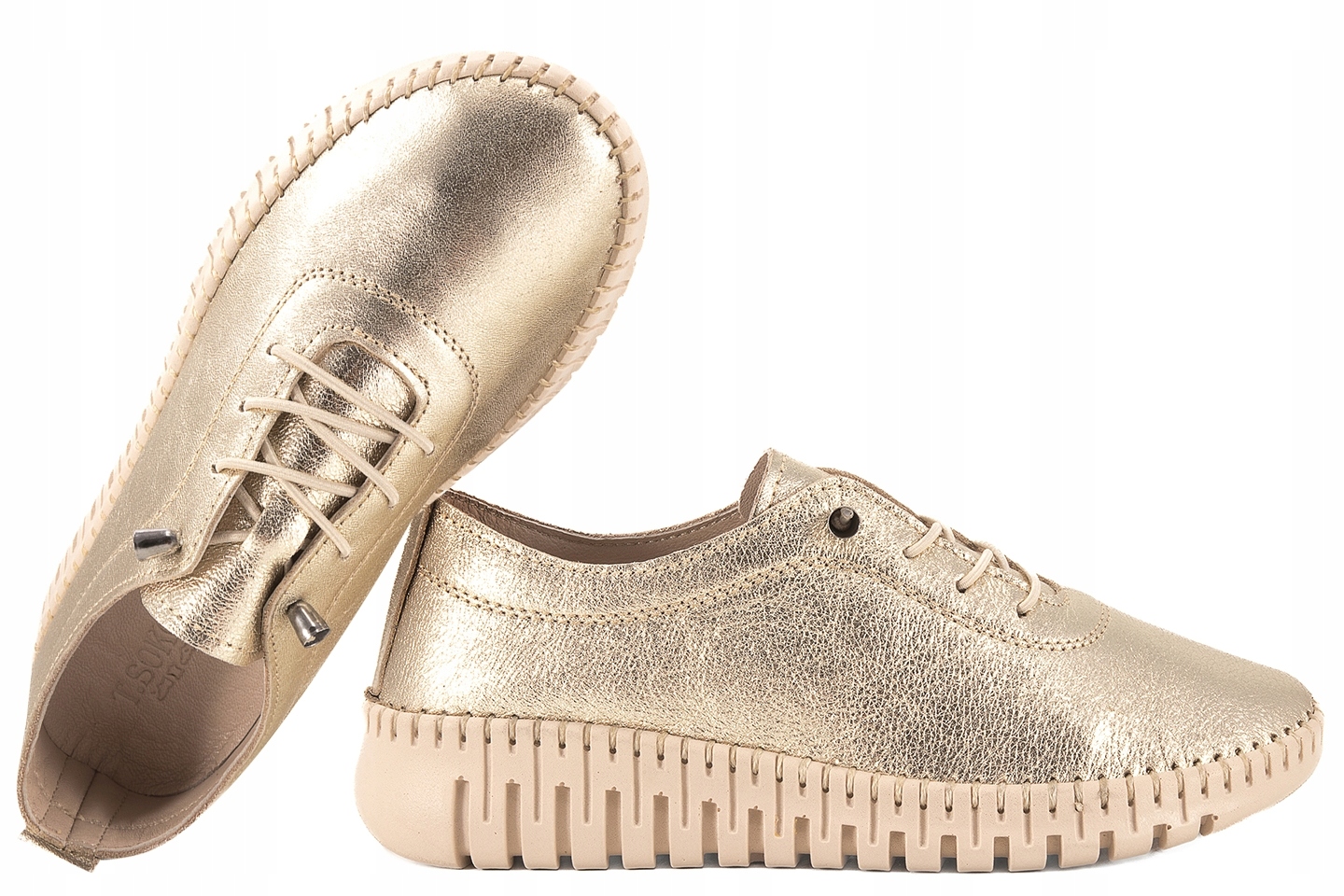 T.sokolski Og 4000 Dámské Kožené Polobotky Pu zlaté 39 Zlatá