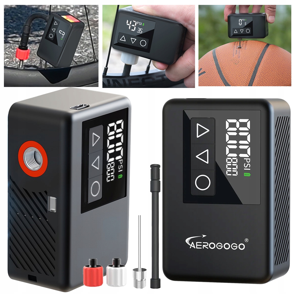 Giga Pump BL-01 Pompka Rowerowa Elektryczna do roweru piłek przenośna