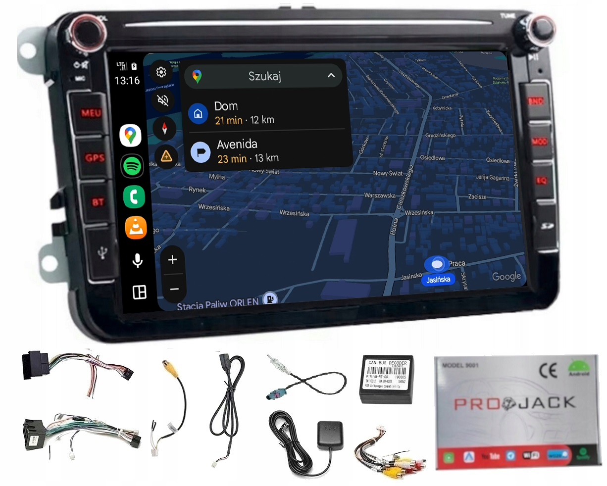 Gps Navigácia Android Vw Jetta VI 2010-2018 Wifi Carplay 64GB