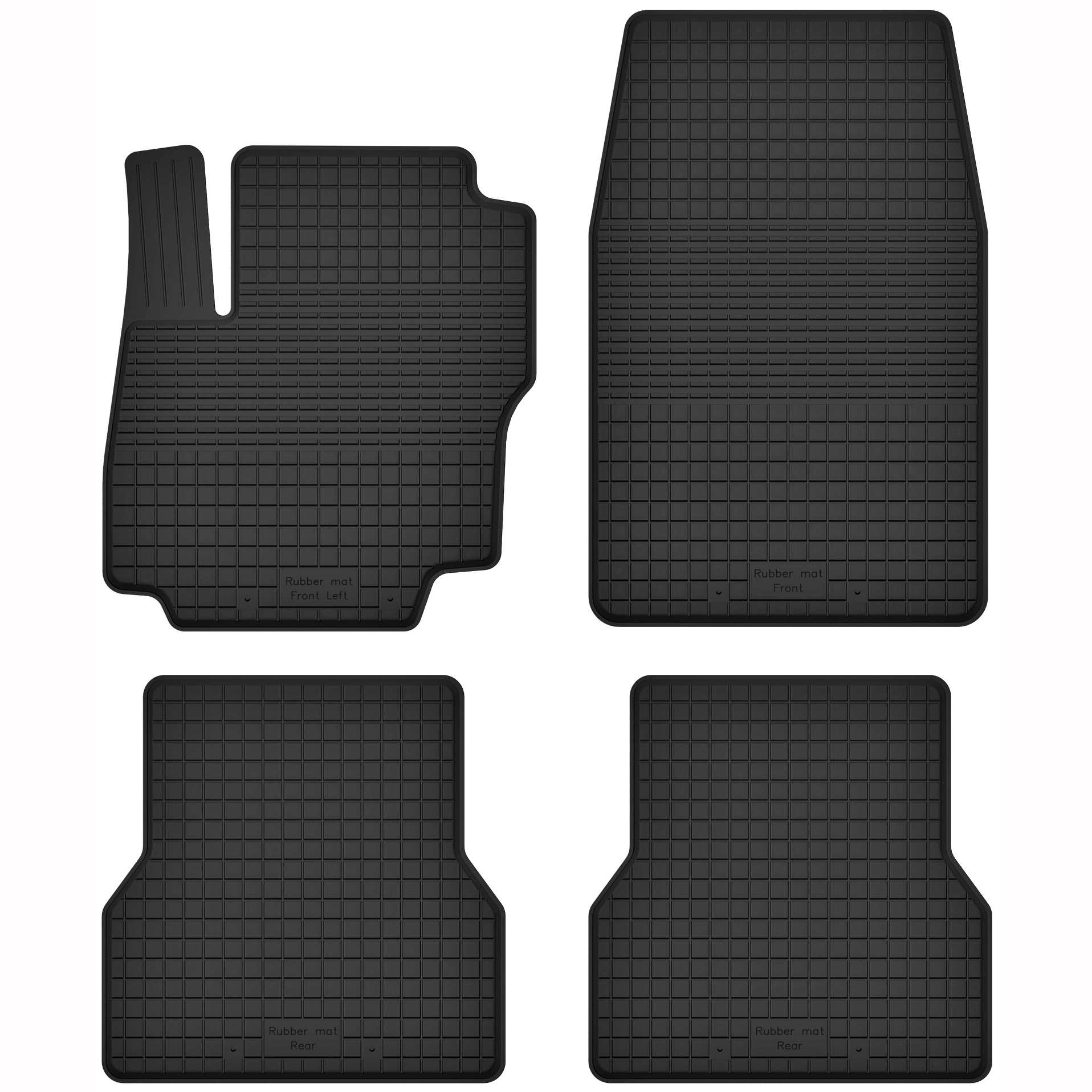 Ford B-max 12-17 gumowe dywaniki z rantem Korytka