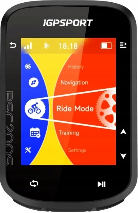 Kolorowy Licznik rowerowy Gps BSC200S iGPSPORT nawigacja Ant+