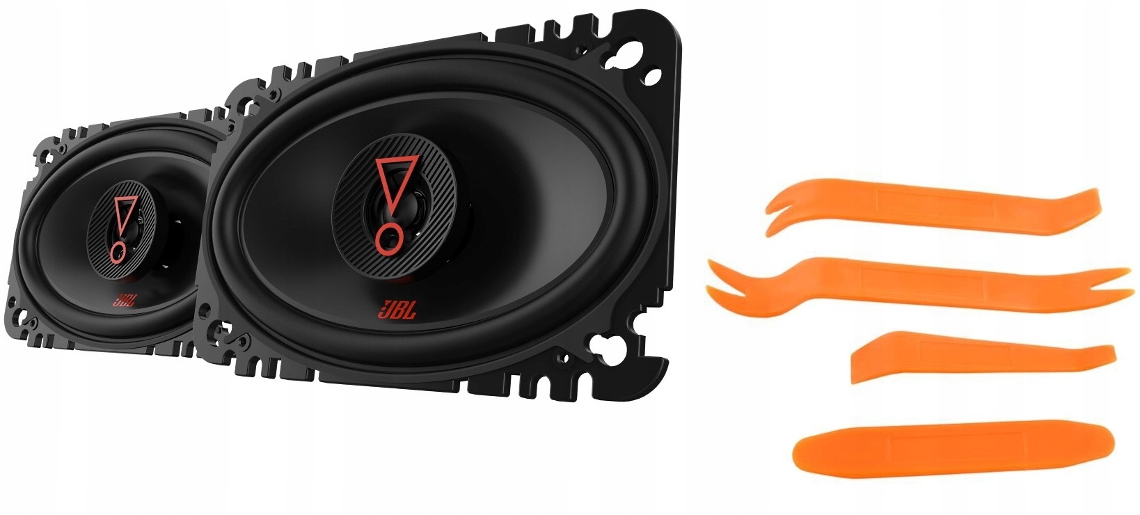 Jbl Stage 3 6427 4x6 2 priechodné automobilové reproduktory kľúče na čalúnenie