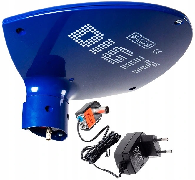 Anténa Digit Activa Telmor modrá Tv Dvb-t pro Tir Bus karavan 12V
