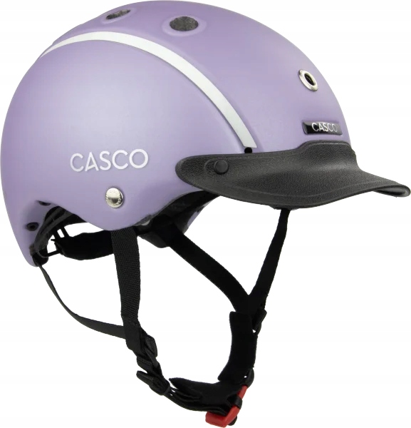 Kask jeździecki Casco Nori Princess regulowany fioletowy 52-56