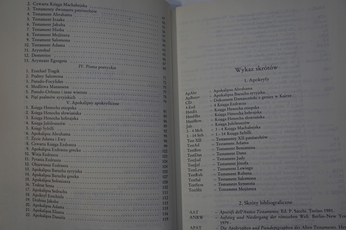 WPROWADZENIE DO APOKRYFÓW STAREGO TESTAMENTU Tytuł wprowadzenie do apokryfów starego testamentu