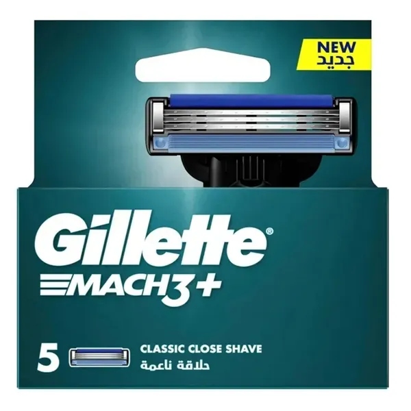Gillette Mach 3, vyměnitelné náplně do strojku, 5 kusů