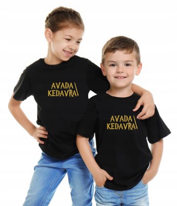 KOSZULKA HARRY POTTER avada kedavra 110/116 Szerokość pod pachami 32 cm