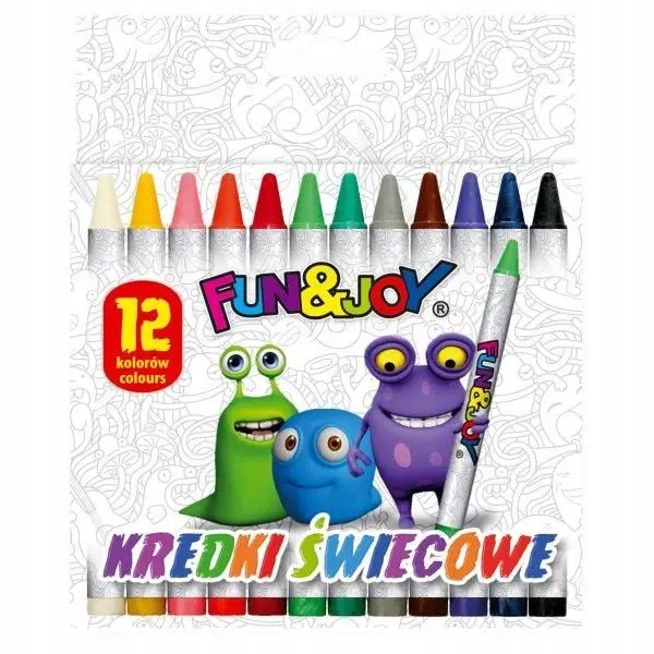 

Kredki świecowe Fun&Joy