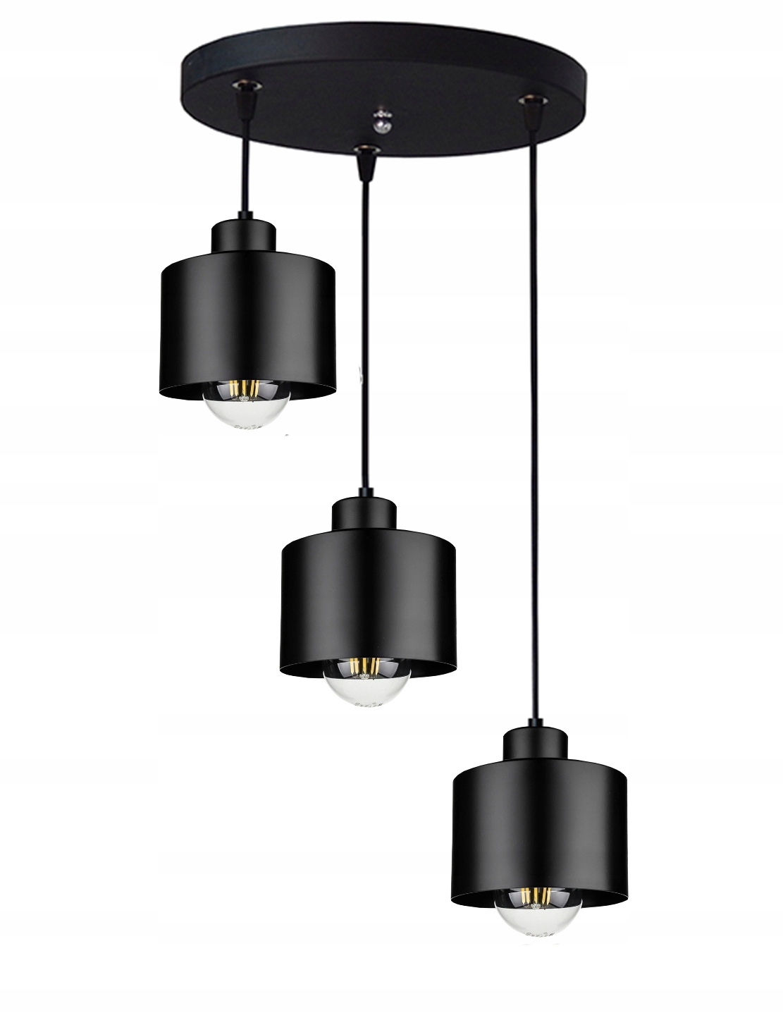 Lampa Wisząca Sufitowa 003 -w Loft Led E27 Klosz Metal