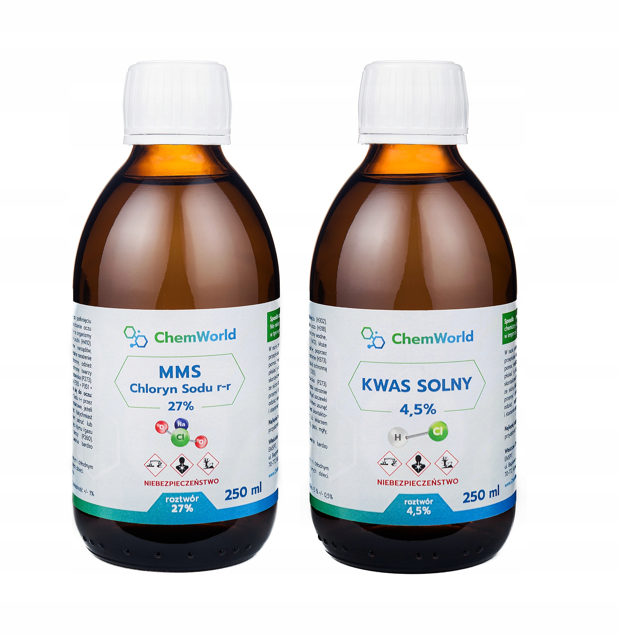 Mms Chloryn Sodu 27% Kwas Solny 4,5% ChemWorld