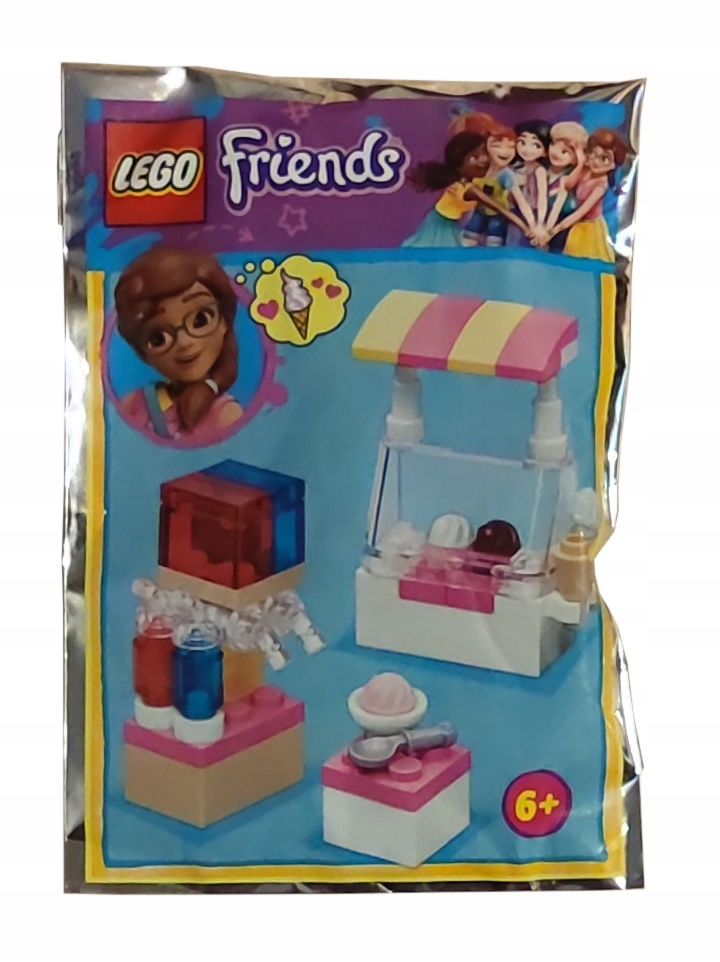 Zestaw Lego Friends Minifigure Polybag Ice Cream Shop #562104