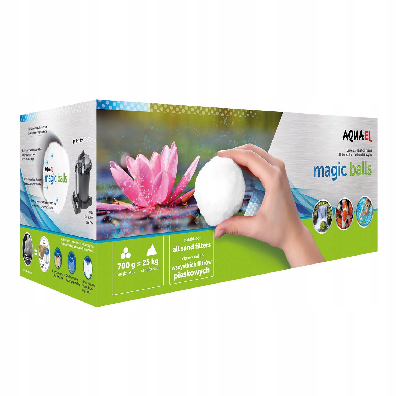 

Aquael Magic Balls 700g Wkład Kulki Filtracyjne