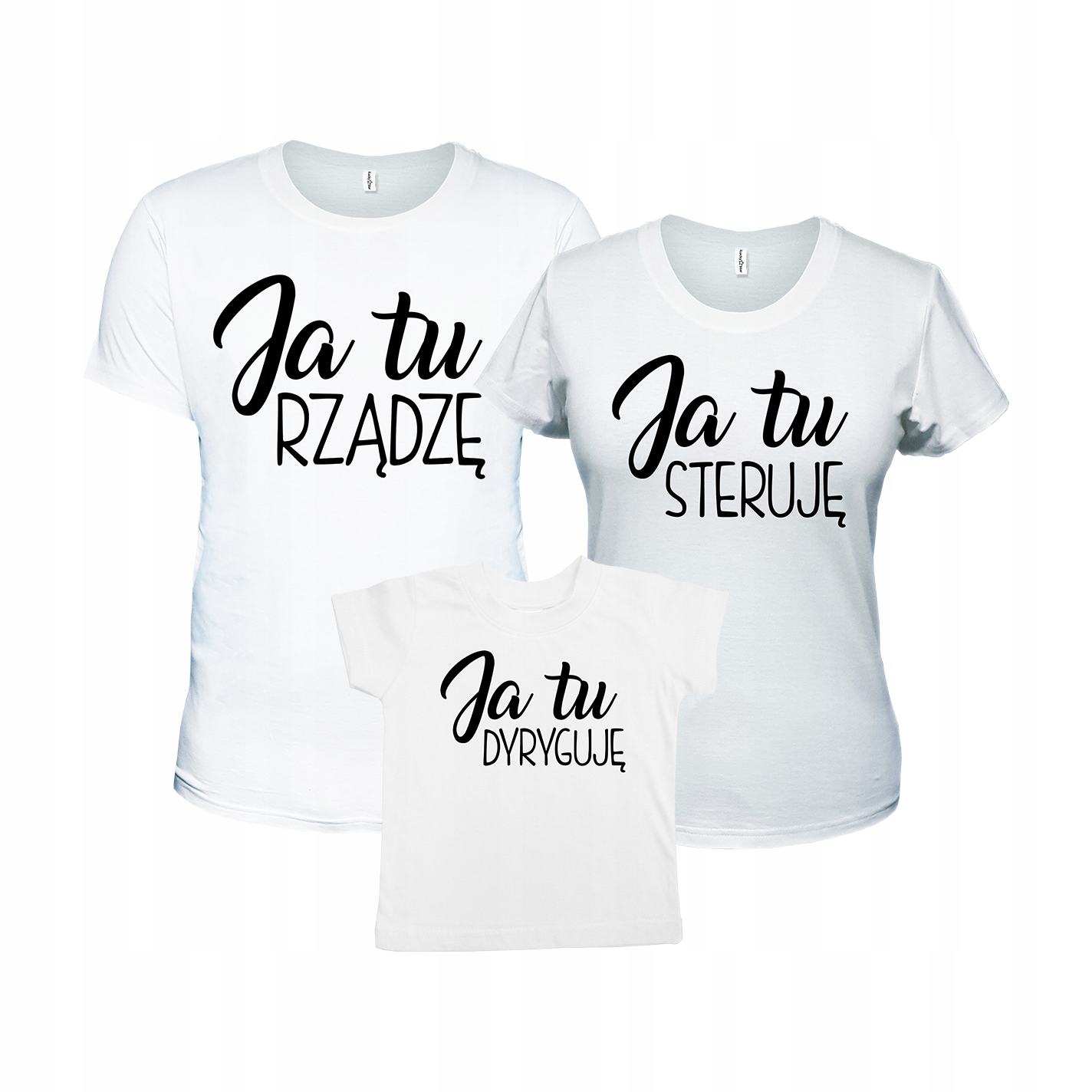 

Koszulki rodzinne zestaw tata mama sny/córka