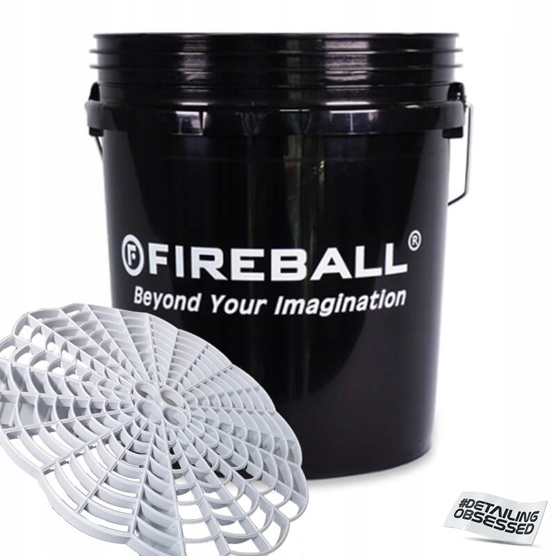 

Fireball wiadro czarne z separatorem brudu