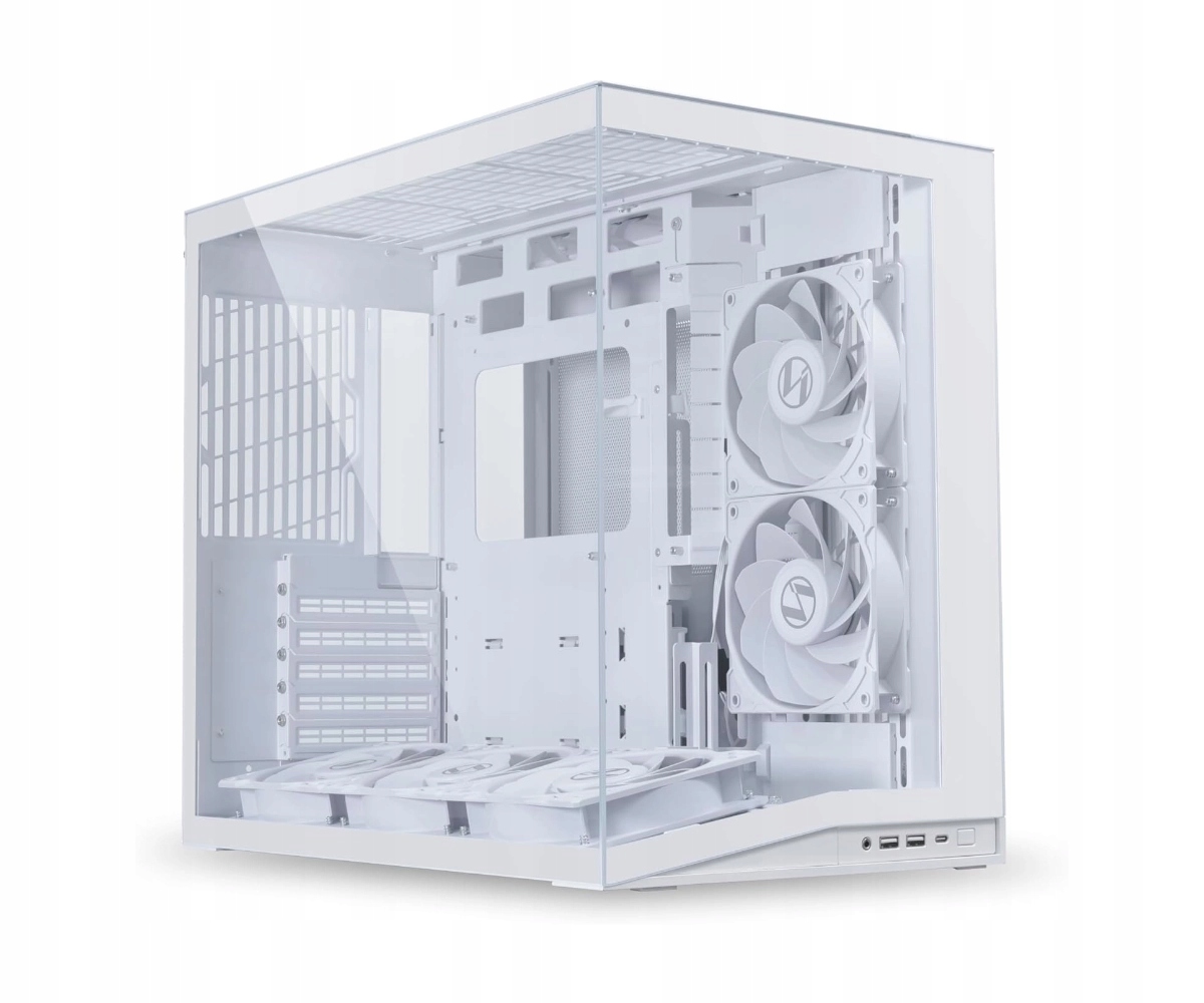Obudowa Lian Li O11 Dynamic Mini V2 Flow Szkło hartowane 5xwentylator Biała
