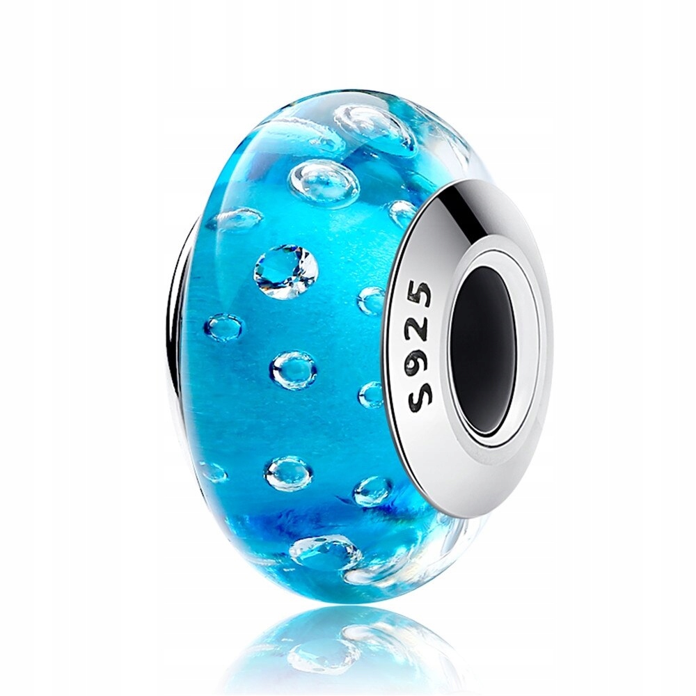 

S925 Srebrna Zawieszka Charms Beads Stoper Blokada