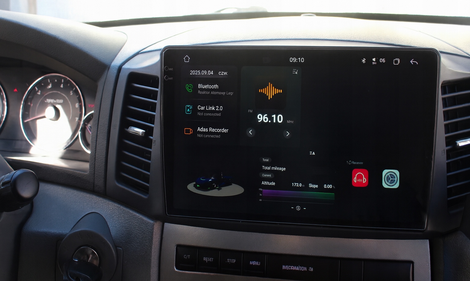 SZKŁO OCHRONNE SZYBKA ZABEZPIECZAJĄCA DO RADIO NAWIGACJI ANDROID 9 CALI Marka inna