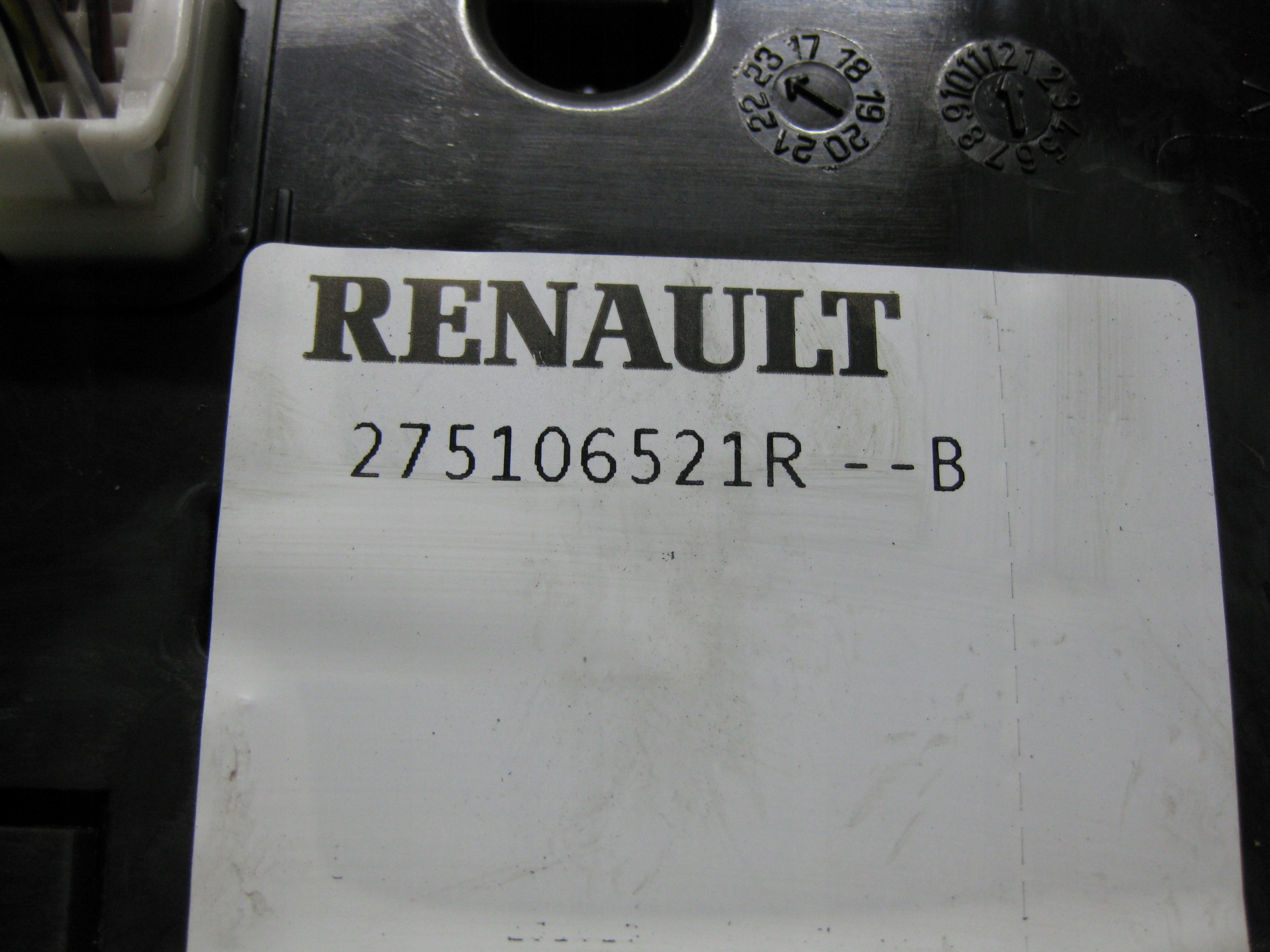 RENAULT MASTER III PANEL switch air conditioning devices 275106521R