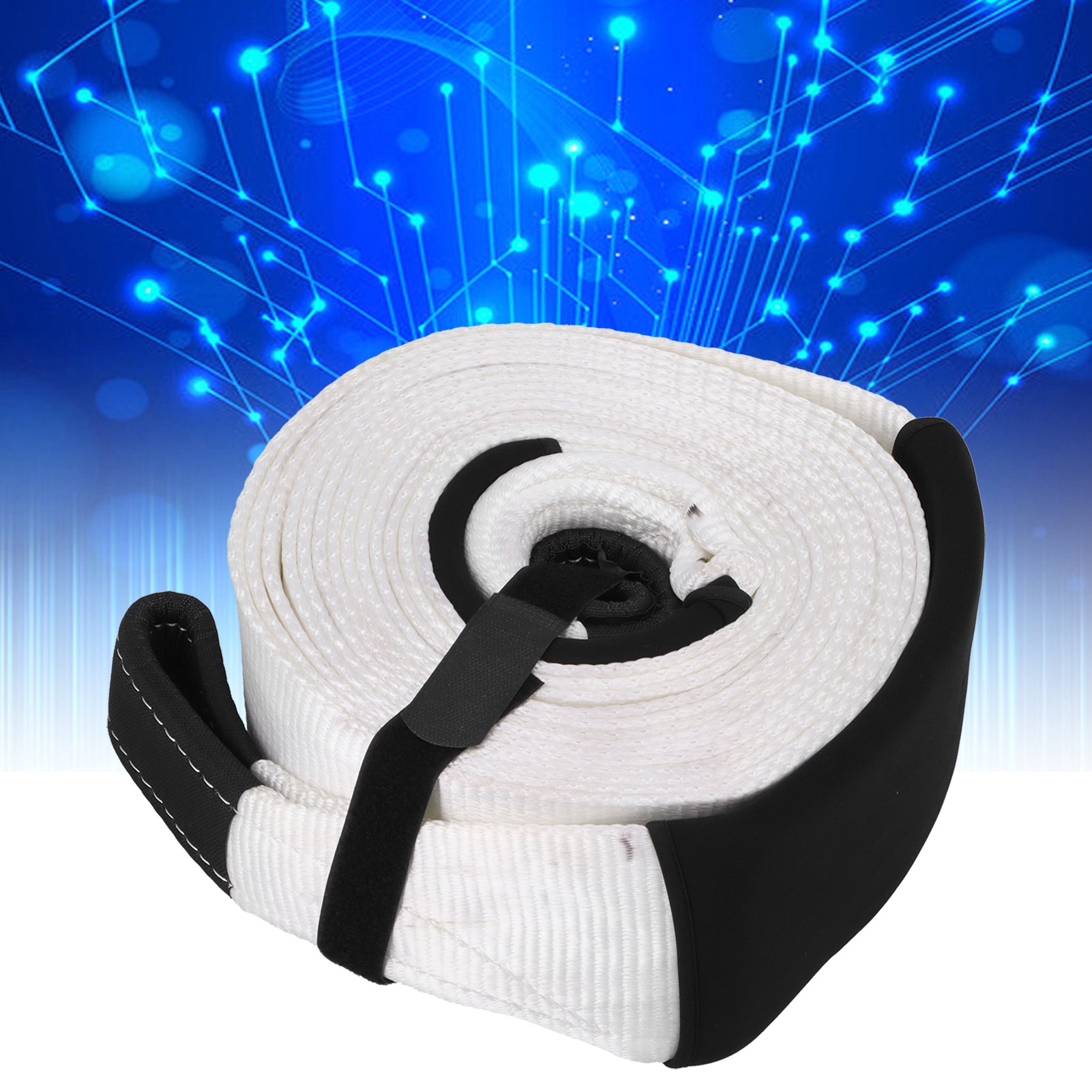 LINKA HOLOWNICZA PAS HOLOWNICZY LINA DO AUTA 9 M 16T Waga produktu z opakowaniem jednostkowym 0.4 kg