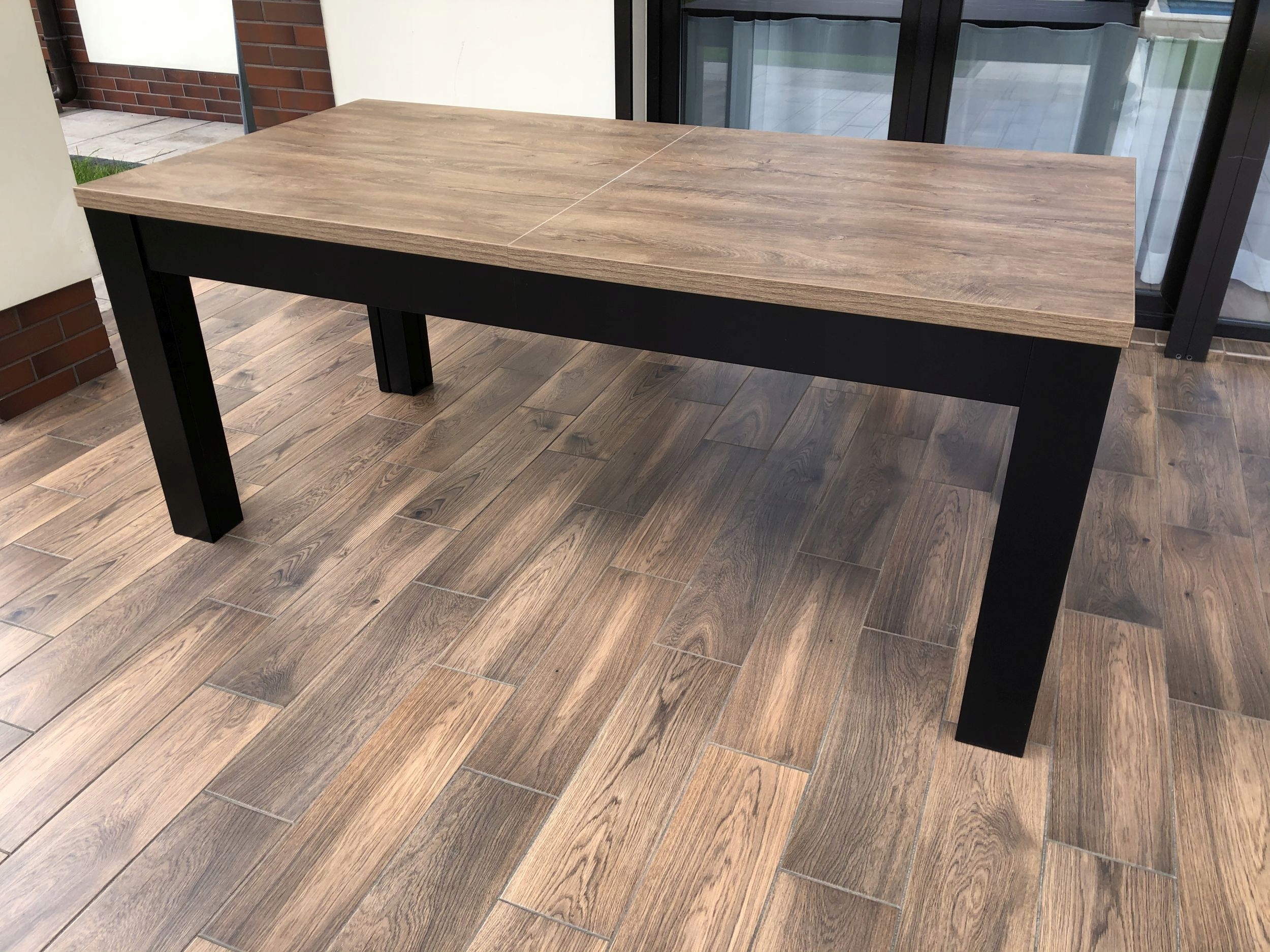 Stół dąb lefkas 8-nóg od 6-16 osób 80/140/340 cm Kształt blatu prostokątny