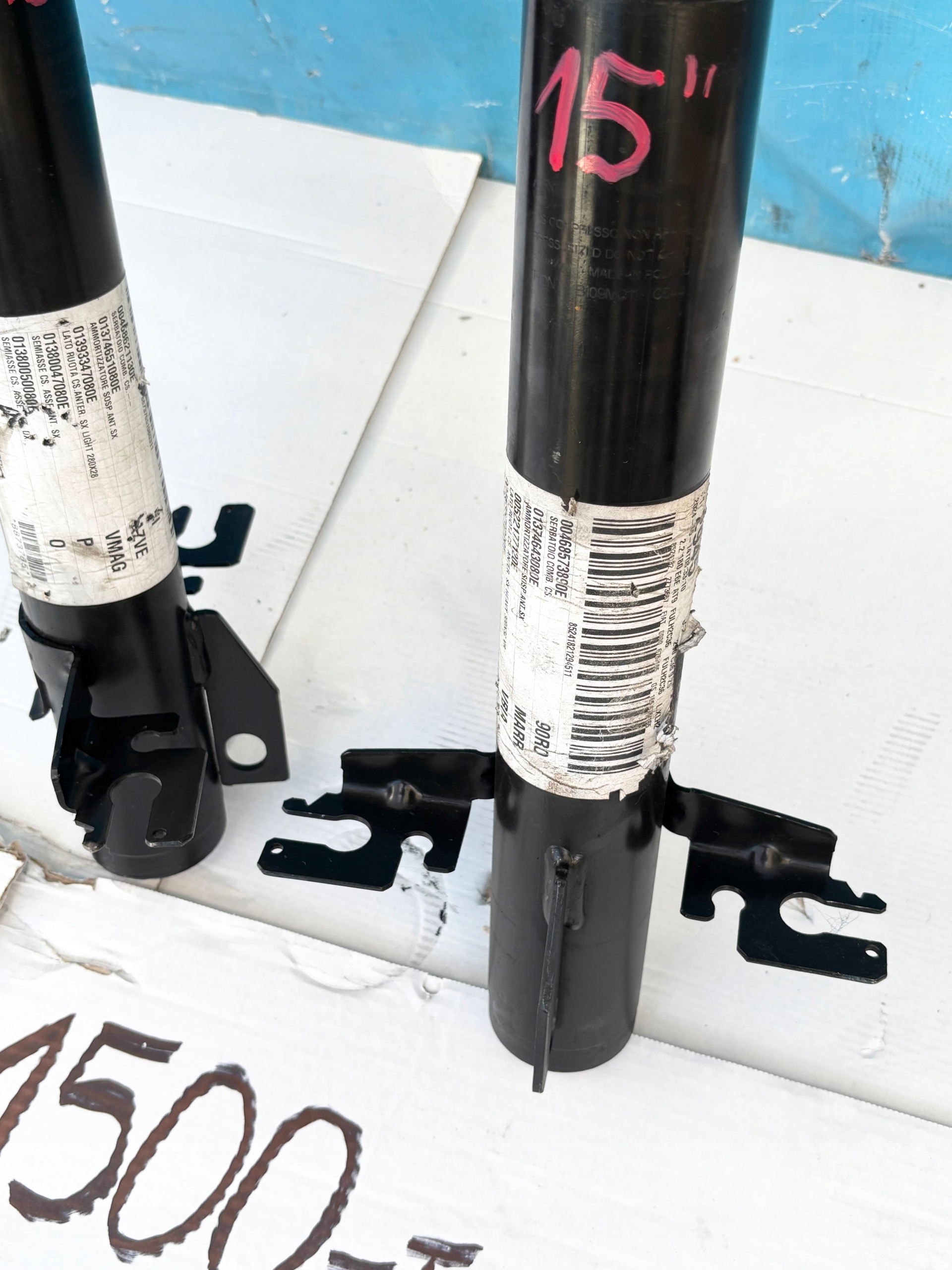 DUCATO JUMPER BOXER 14- shock absorbers MACPHERSONY for wheels 15 new Oryginalne