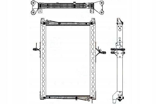 BEHR HELLA INTERCOOLER CHŁODNICA