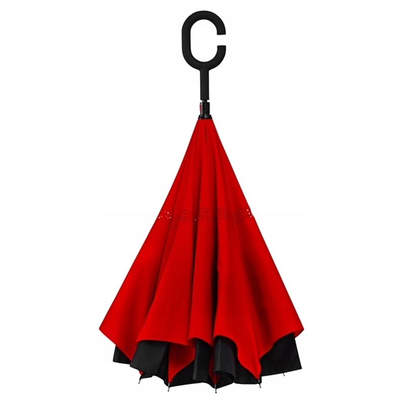 

Parasol odwrócony Revers holenderski - czerwony