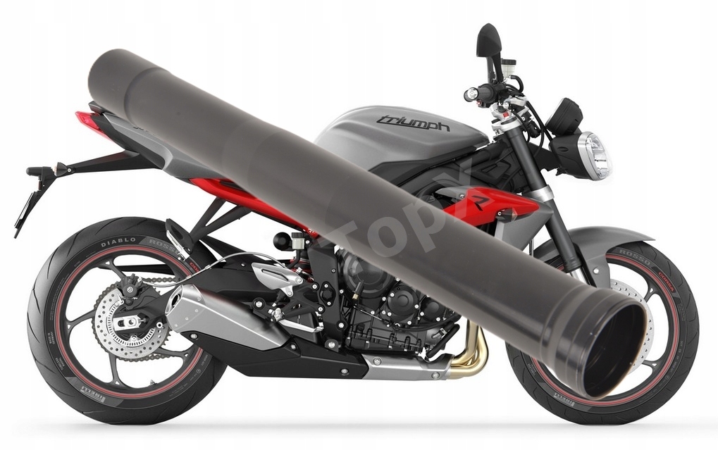 TopX Holení Trubka laga Odpružení Triumph Street Triple 675 13-16 1 Ks