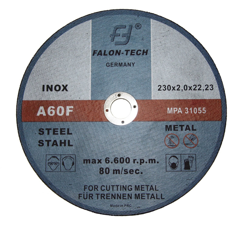 TARCZA DO CIECIA METALU INOX FALON-TECH 230/2.0 mm