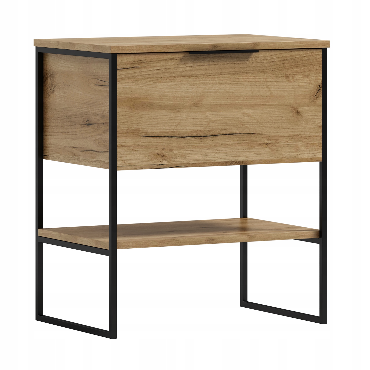 Szafka łazienkowa stojąca KUBA 80 z umywalką nablatową industrialna szafka Marka ADK Meble