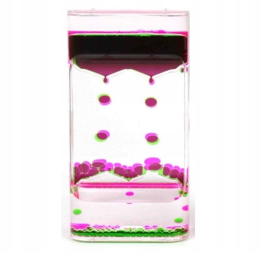 

Klepsydra Magiczna Zegar Z Cieczą Lawa Timer