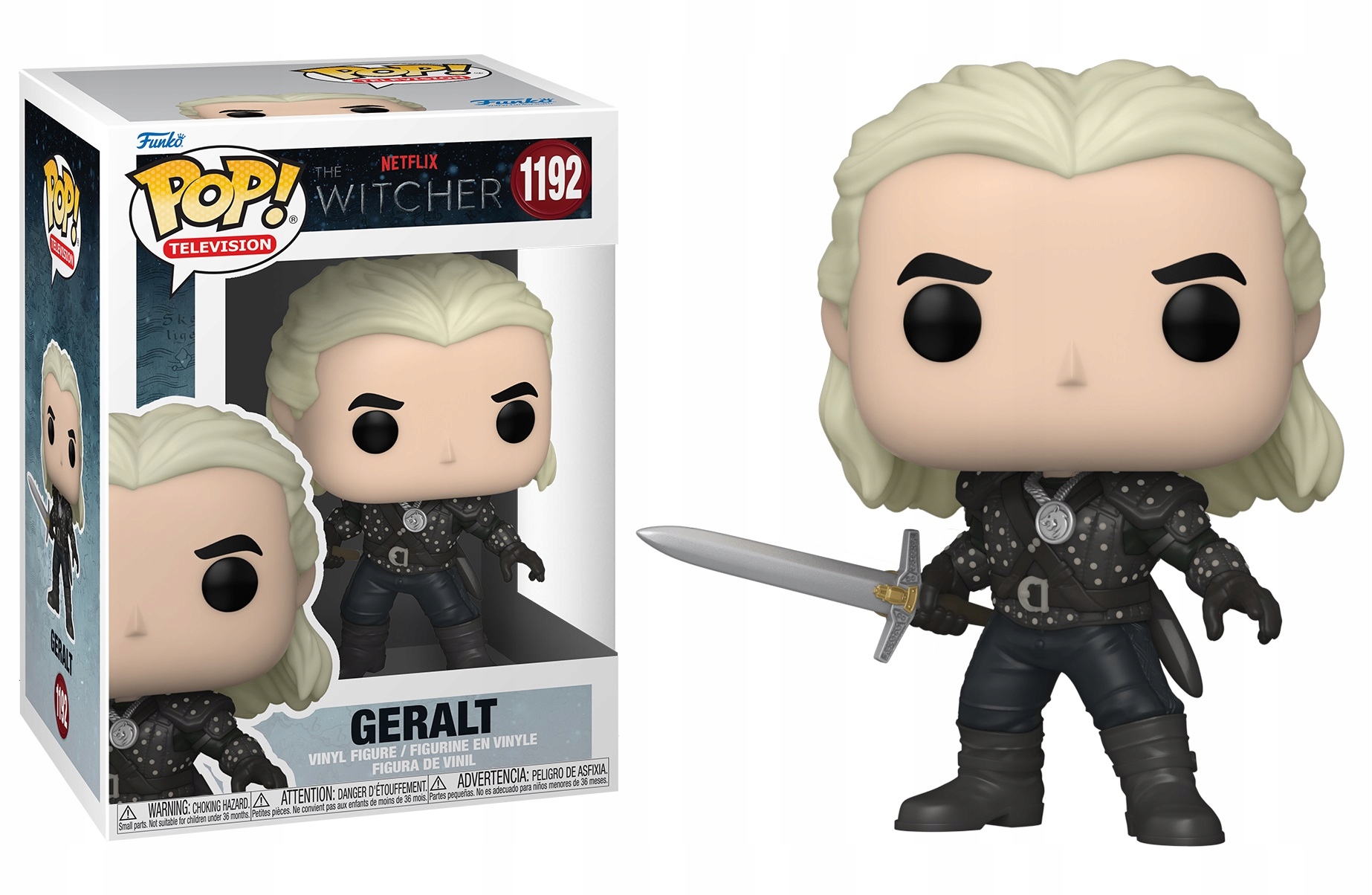 Funko Pop Tv figurka: Witcher- Geralt w/Chase Mini Figurky Pro Dítě Pop