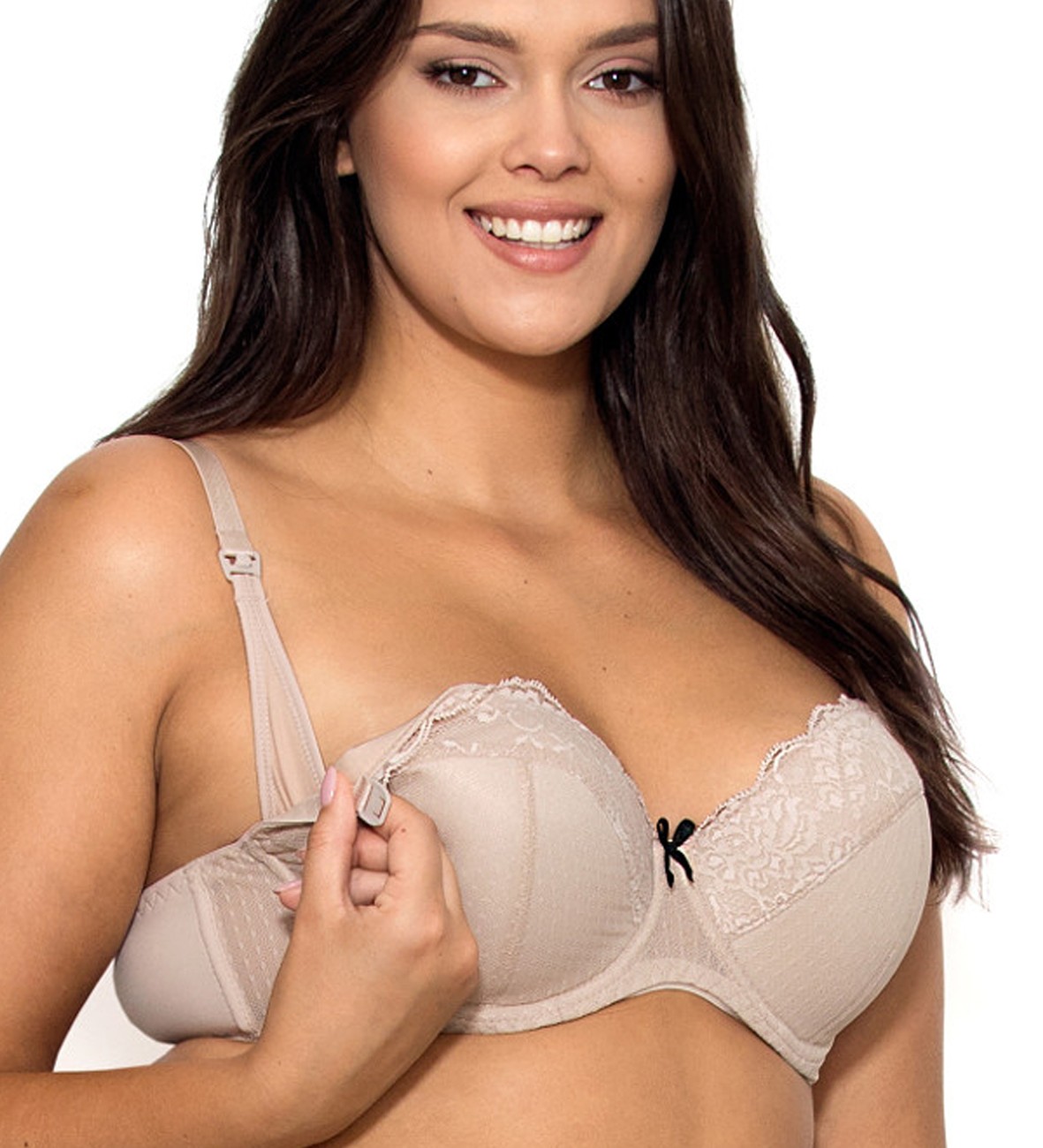 

Biustonosz full cup Nipplex Pia Mama K 85D cappuci