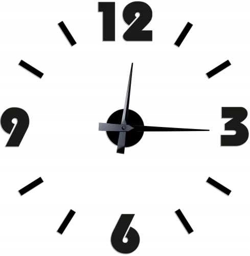 Elegantní moderní nástěnné hodiny do kuchyně obývacího pokoje a ložnice Dekorace