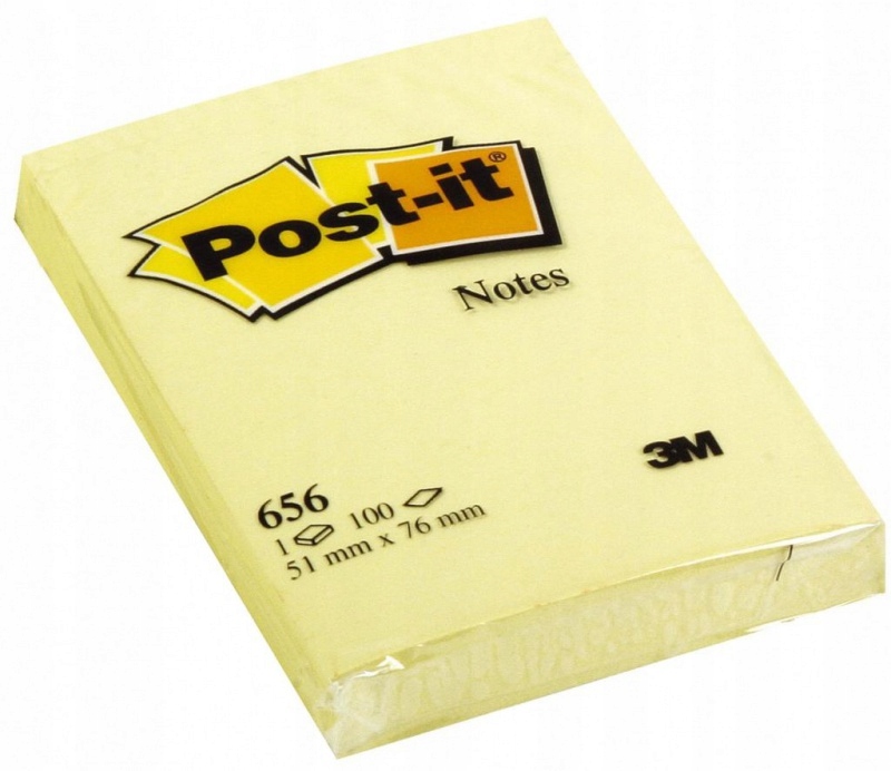 

Karteczki samoprzylepne Post-it Żółte 51 x 76 mm