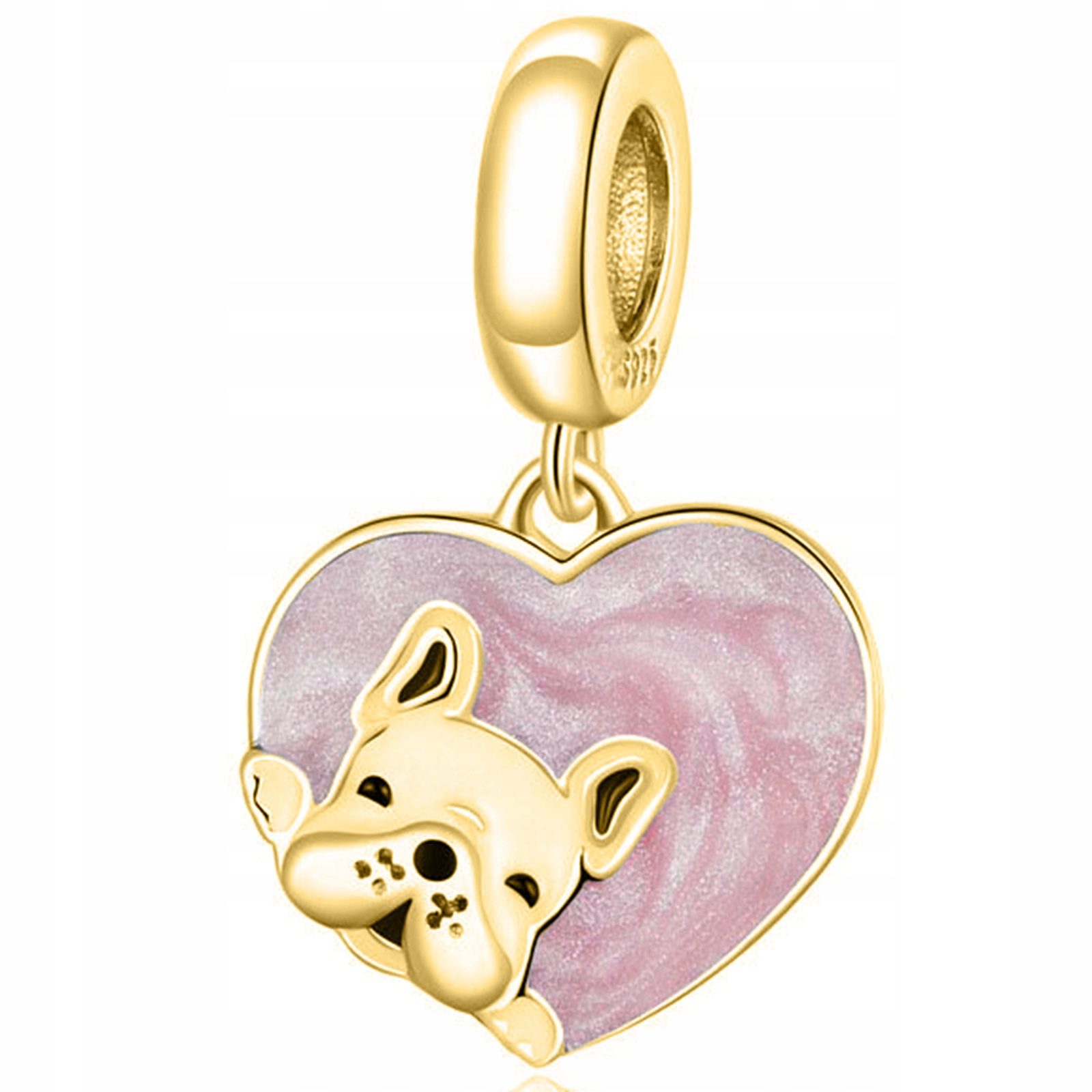 Zlatý přívěsek Psík Pes stříbro 925