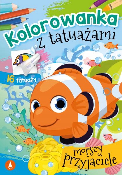 Skrzat Kolorowanka z Tatuażami Morscy przyjaciele