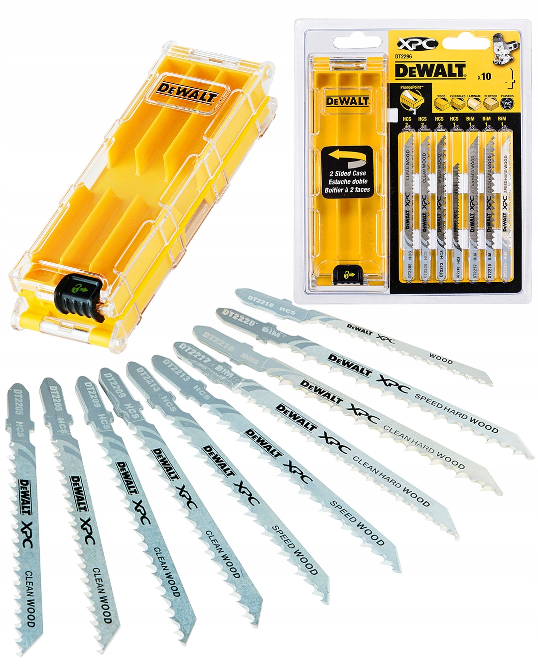 Pilové listy do přímočaré pily 10 Ks Xpc DeWALT DT2296