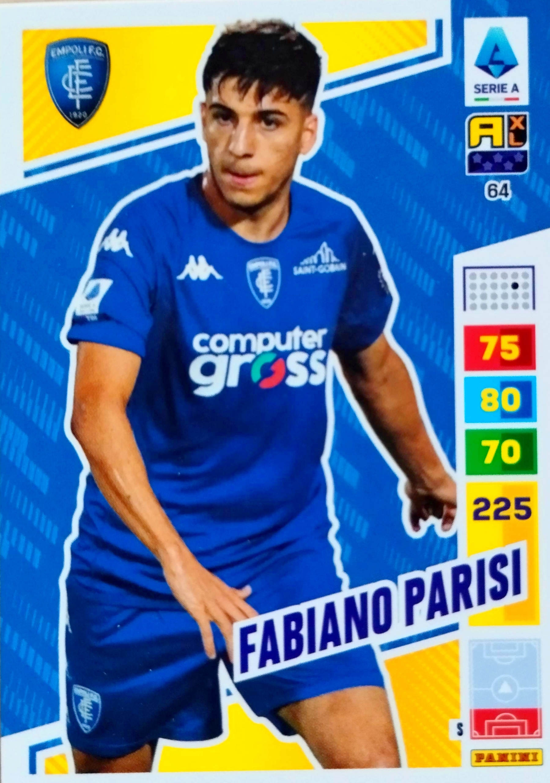 Panini Calciatori Liga Włoska 2023 2024 64 Fabiano Parisi Empoli